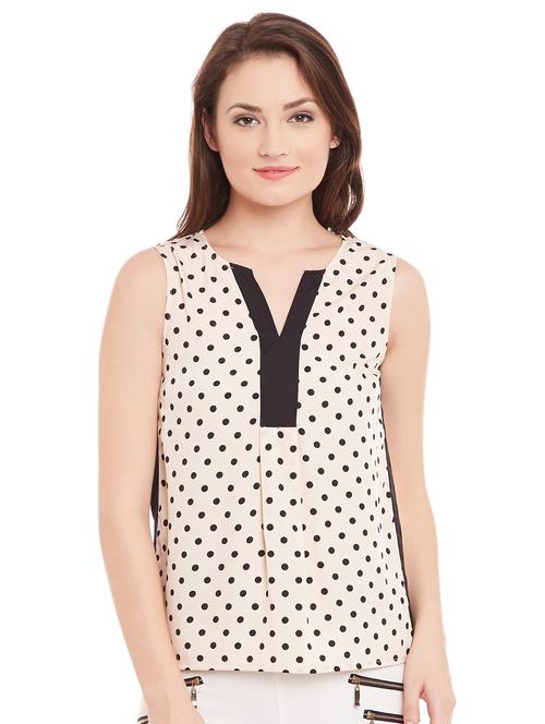 contrast detail polka dots top - 15538224 - Very Small Image - 1