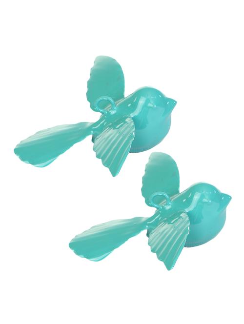 d?cor hanging bird in ceramic look (set of 2) -turquoise - 15539794 - Very Small Image - 1