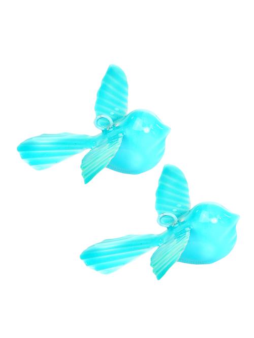 d?cor hanging bird in ceramic look (set of 2) - blue - 15539796 - Very Small Image - 1