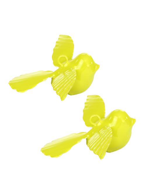 d?cor hanging bird in ceramic look (set of 2) - green - 15539797 - Very Small Image - 1