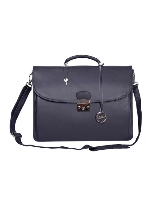blue leather messenger messengerbag - 15539865 - Very Small Image - 1