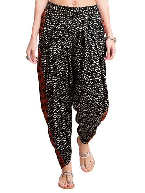 solid dhoti salwar - 15540092 - Very Small Image - 1