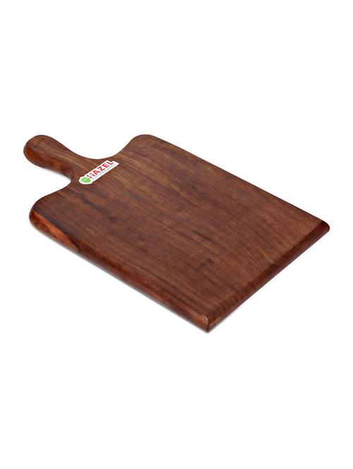 hazel chopping board with handle, wood, brown, length 39 cm - 15540806 - Very Small Image - 1