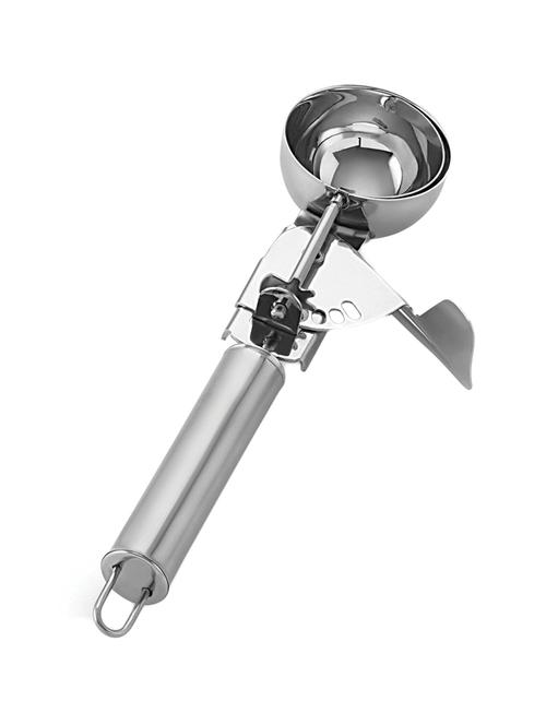 hazel stainless steel easy handheld ice cream serving scoop, silver, diameter: 5 cm - 15540811 - Very Small Image - 1