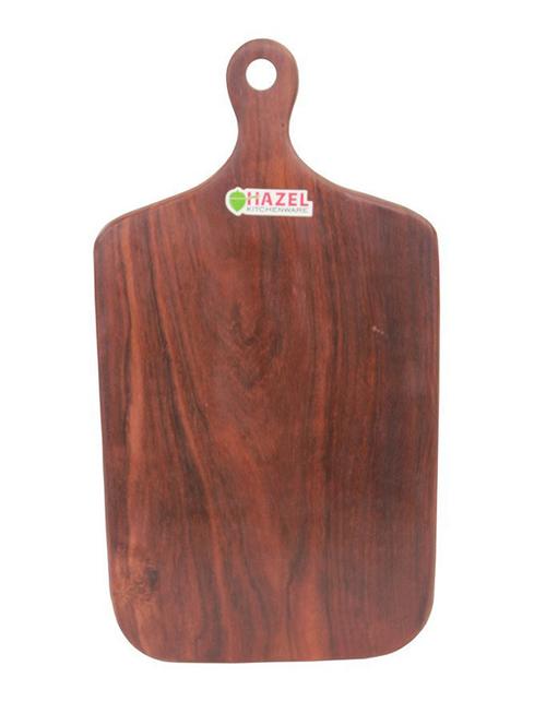 hazel wooden chopping board with handle 38 cm x 23 cm - 15540816 - Very Small Image - 1