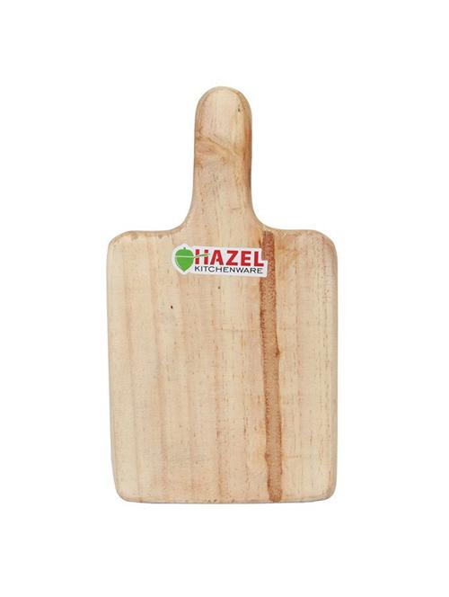 hazel white wood chopping board 6.5cm x 5.5cm - 15540819 - Very Small Image - 1