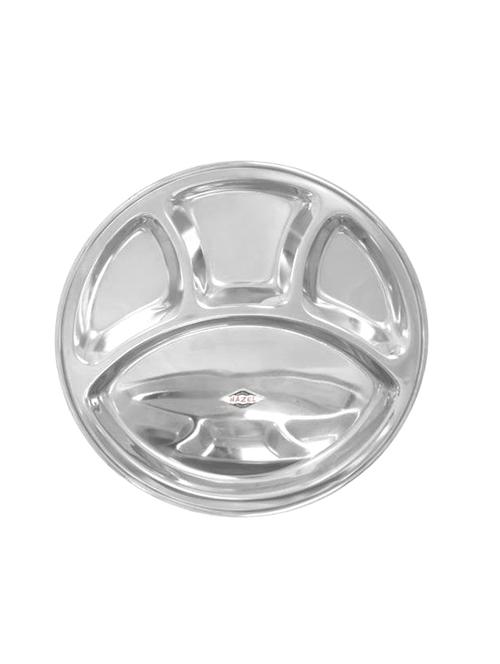 steel 4 compartment lunch dish,medium, 1 pc - 15540863 - Very Small Image - 1