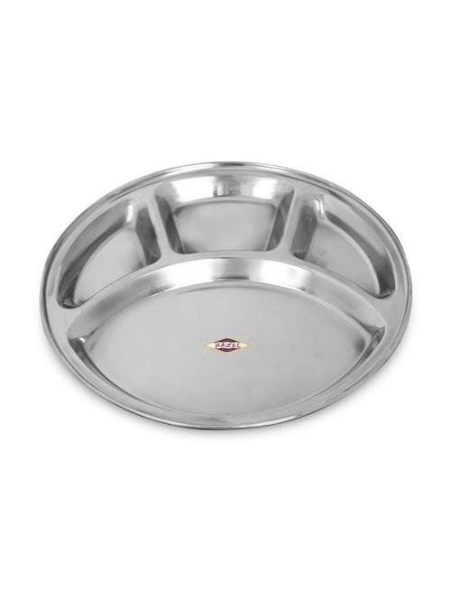 steel 4 compartment langar thali, large, 1pc - 15540867 - Very Small Image - 1