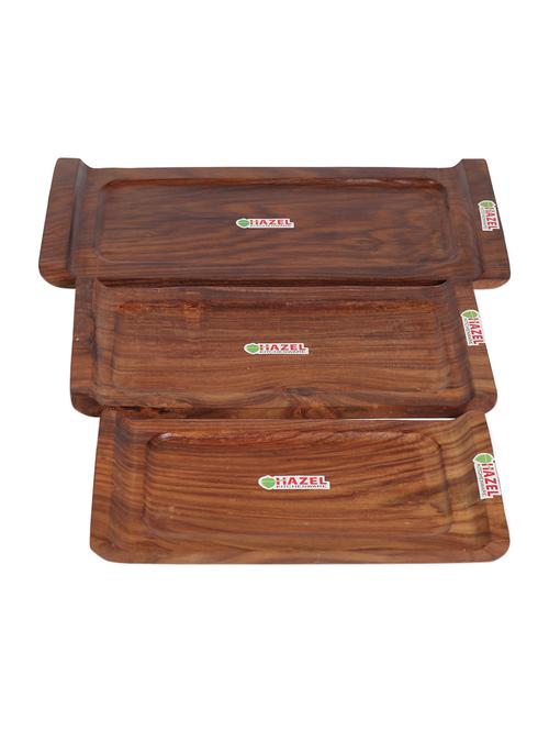 handicraft wooden serving tray - 15540921 - Very Small Image - 1