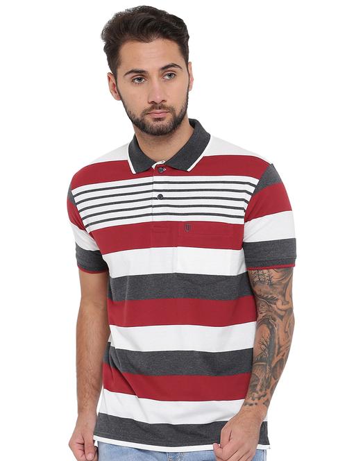 multi colored cotton blend pocket t-shirt - 15541215 - Very Small Image - 1