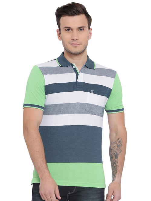multicolor cotton blend pocket t-shirt - 15541223 - Very Small Image - 1