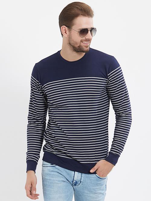 navy blue cotton t-shirt - 15542024 - Very Small Image - 1