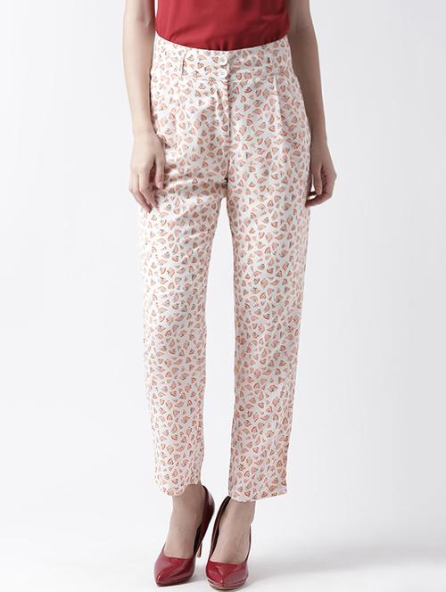 quirky printed pleated trousers - 15544269 - Very Small Image - 1