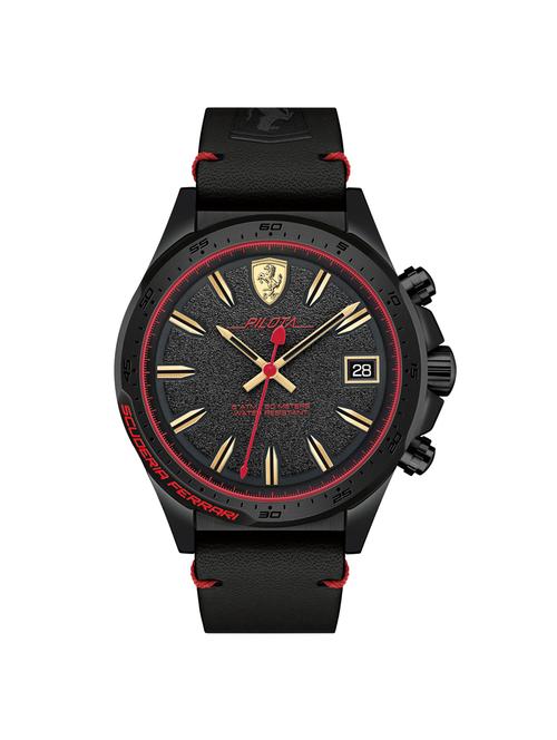 scuderia ferrari round dial chronograph watch-(0830460) - 15545469 - Very Small Image - 1