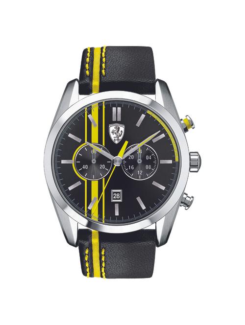 scuderia ferrari round dial chronograph watch-(0830235) - 15545532 - Very Small Image - 1