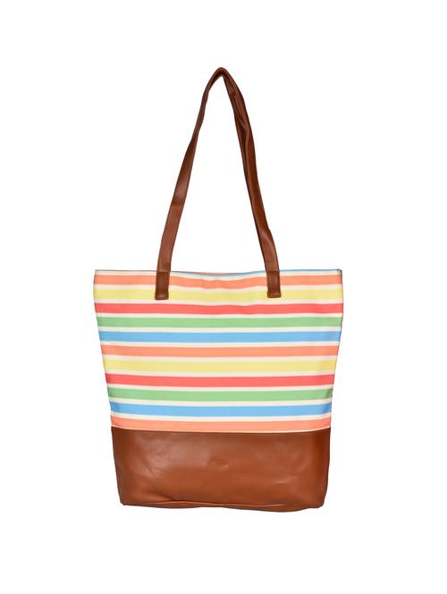 multi colored canvas regular tote - 15546164 - Very Small Image - 1