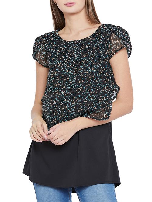 layered printed tunic - 15547801 - Very Small Image - 1