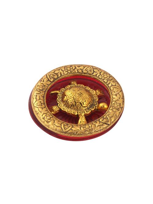 tortoise in metal and red glass by handicrafts paradise - 15559027 - Very Small Image - 1