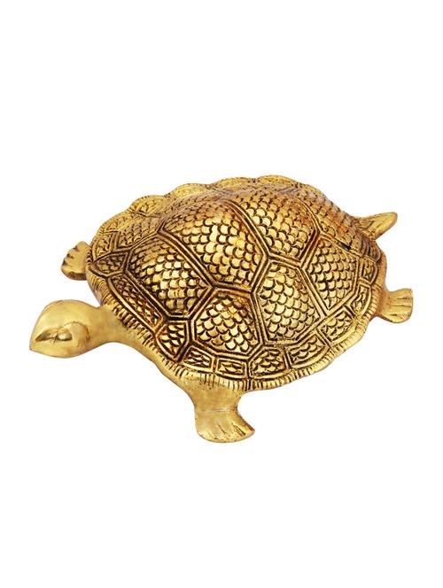 tortoise big antique gold plated in metal by handicrafts paradise - 15559523 - Very Small Image - 1