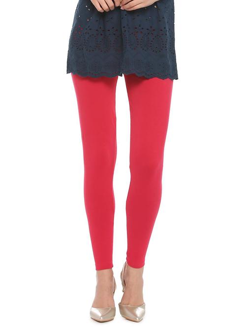 fuchsia solid leggings - 15559607 - Very Small Image - 1