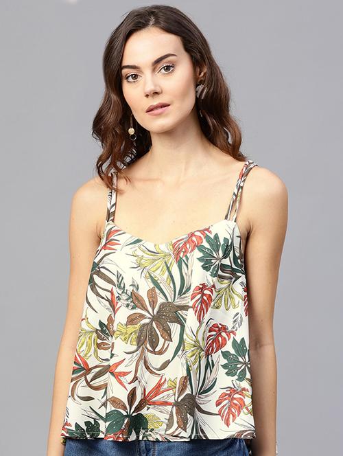 tropical printed cami top - 15560166 - Very Small Image - 1