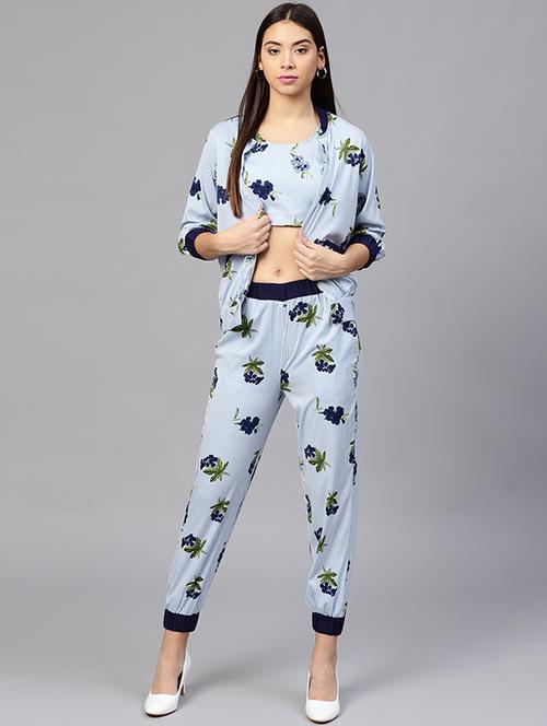 floral striped western wear set - 15560182 - Very Small Image - 1