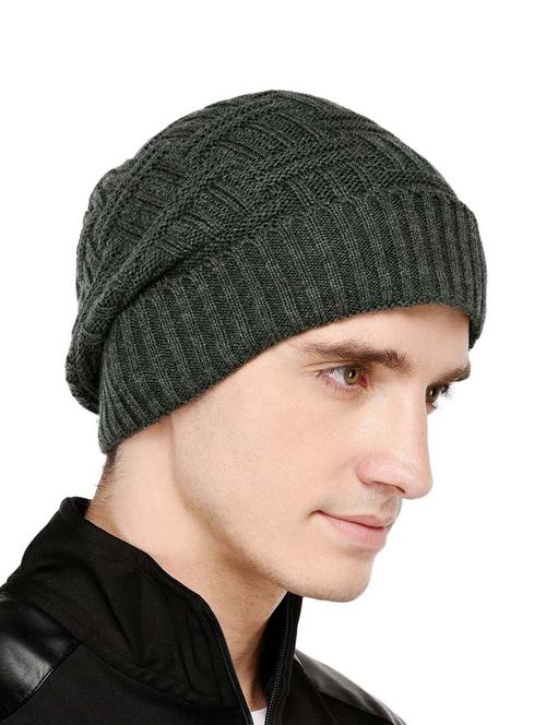 green wool beanies caps - 15560736 - Very Small Image - 1