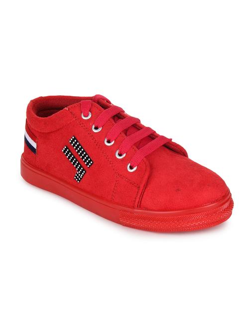 red lace-up sneakers - 15561295 - Very Small Image - 1