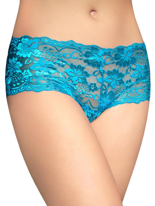 floral mesh tanga panty - 15563326 - Very Small Image - 1