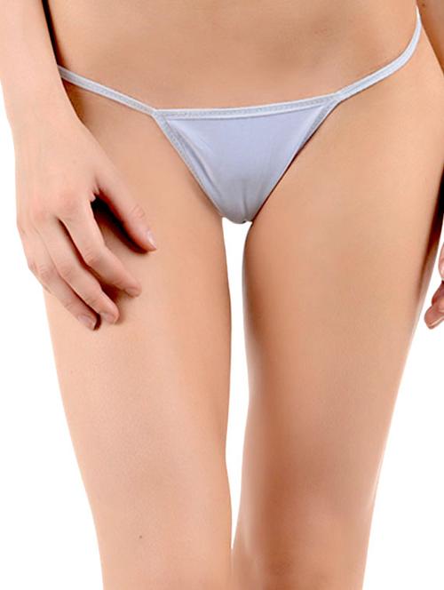 ice blue solid thongs - 15563327 - Very Small Image - 1