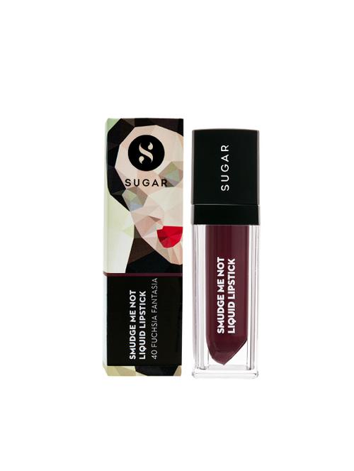 sugar smudge me not liquid lipstick - 40 fuchsia fantasia (fuschia plum) - 15563448 - Very Small Image - 1