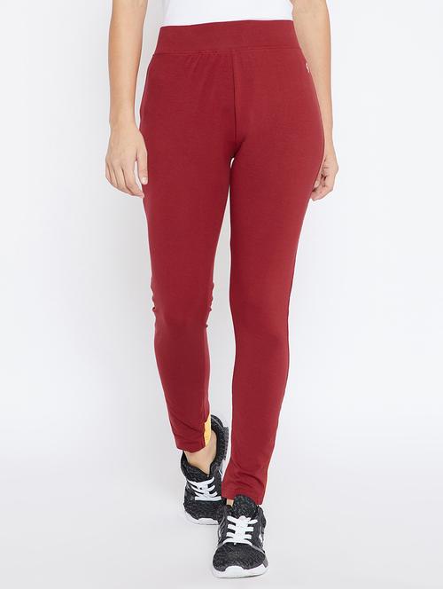 contrast patch high waist track pant - 15563632 - Very Small Image - 1