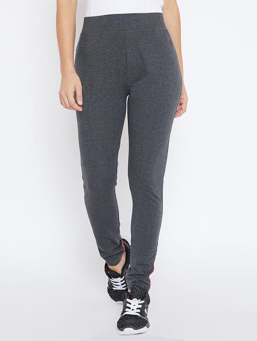 contrast patch high waist track pant - 15563633 - Very Small Image - 1