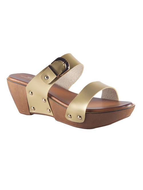 gold platforms wedges - 15563764 - Very Small Image - 1