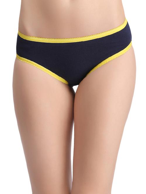 contrast piping detail bikini panty - 15565033 - Very Small Image - 1