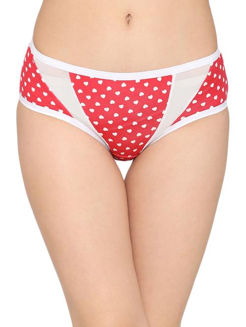 heart printed hipster panty - 15565082 - Very Small Image - 1