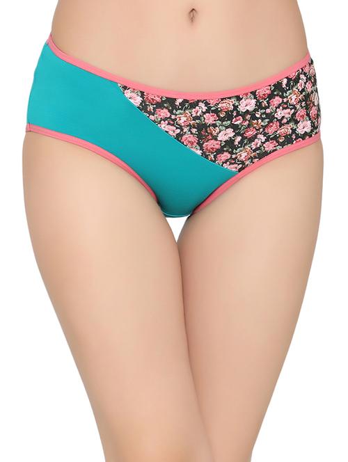 floral panel hipster panty - 15565088 - Very Small Image - 1