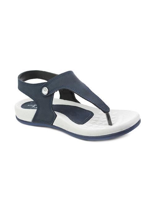 navy back strap sandals - 15565306 - Very Small Image - 1