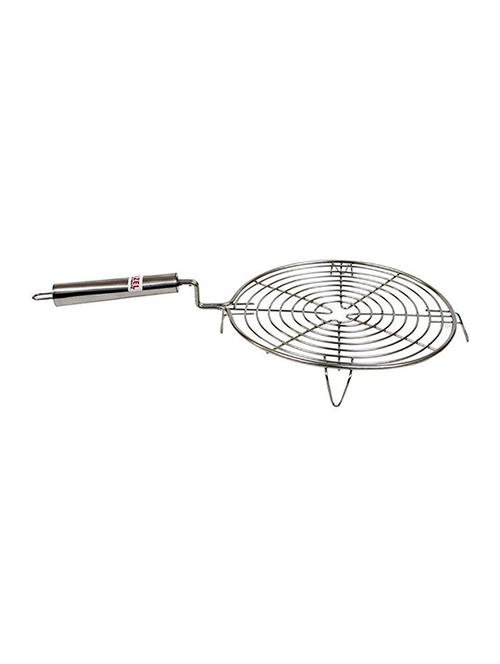 steel papad jali circle steel handle,stainless steel,silver - 15567698 - Very Small Image - 1