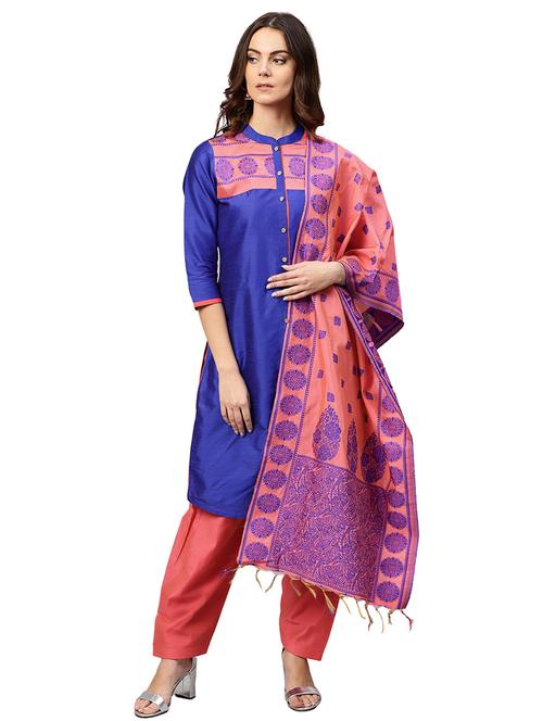 yoke design stitched salwar suit - 15568077 - Very Small Image - 1