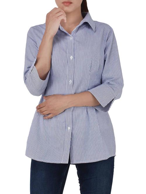hairline striped shirt - 15569486 - Very Small Image - 1