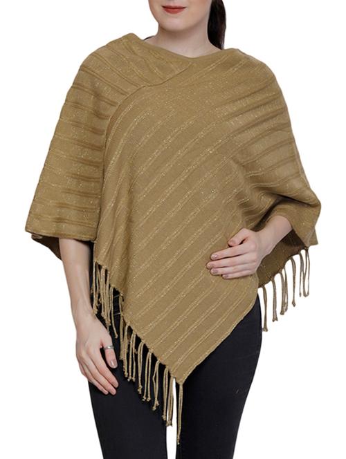 tassel detail knitted poncho - 15570516 - Very Small Image - 1