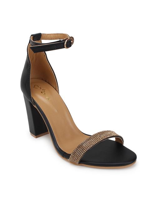 black ankle strap sandals - 15572078 - Very Small Image - 1