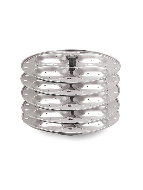 food grade stainless steel regular idli plate, 5-rack plates, 20 idlis - 15573682 - Very Small Image - 1