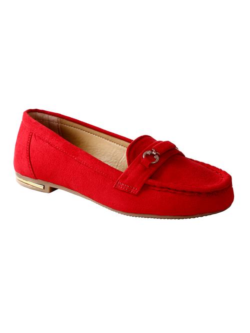 red slip on loafers - 15573832 - Very Small Image - 1