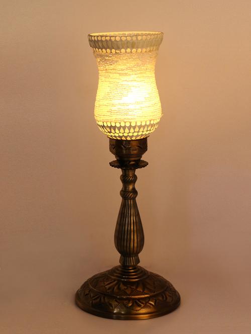 new designer central table lamp with colorful glass decorative with colorful beads & chips & high quality stand (set of 4) - 15574303 - Very Small Image - 1