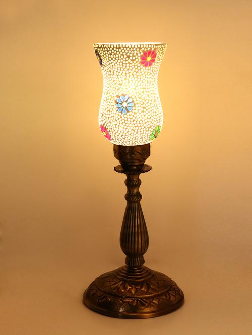 new designer central table lamp with colorful glass decorative with colorful beads & chips & high quality stand (set of 4) - 15574308 - Very Small Image - 1
