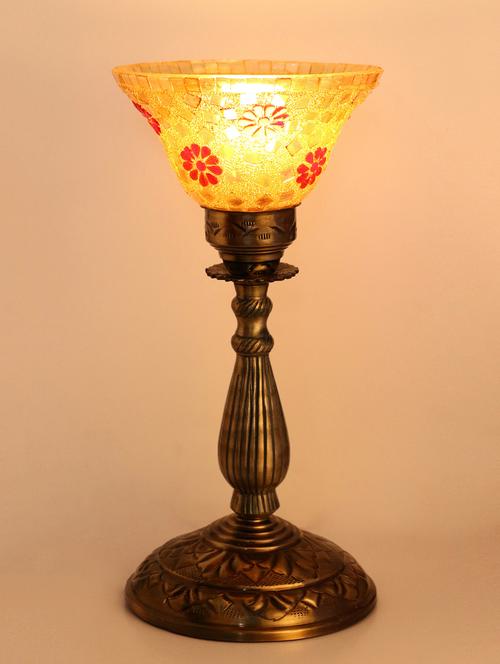 new designer central table lamp with colorful glass decorative with colorful beads & chips & high quality stand aa4 - 15574465 - Very Small Image - 1