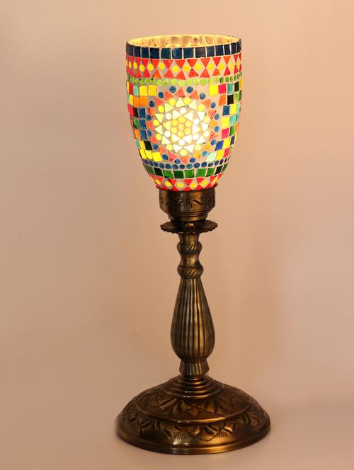 new designer central table lamp with colorful glass decorative with colorful beads & chips & high quality stand aa10 - 15574472 - Very Small Image - 1