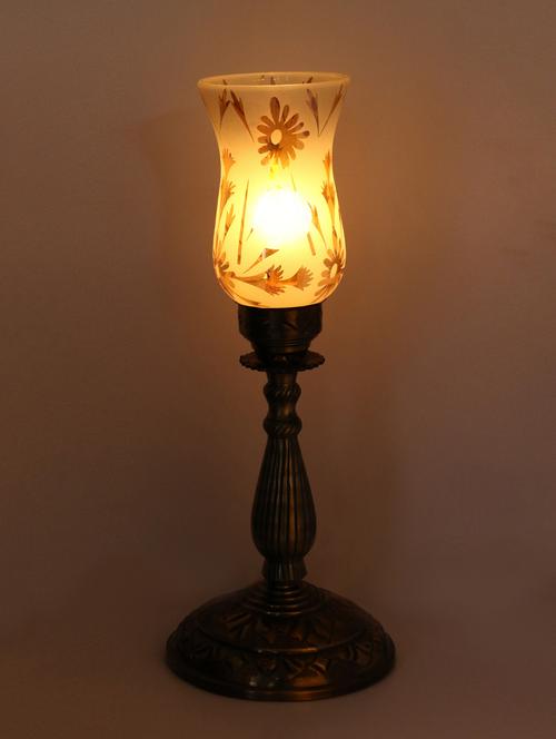 new and trendy designe antique central table lamp with designer glass & high quality stand for imperial feeling-bd11 - 15574487 - Very Small Image - 1